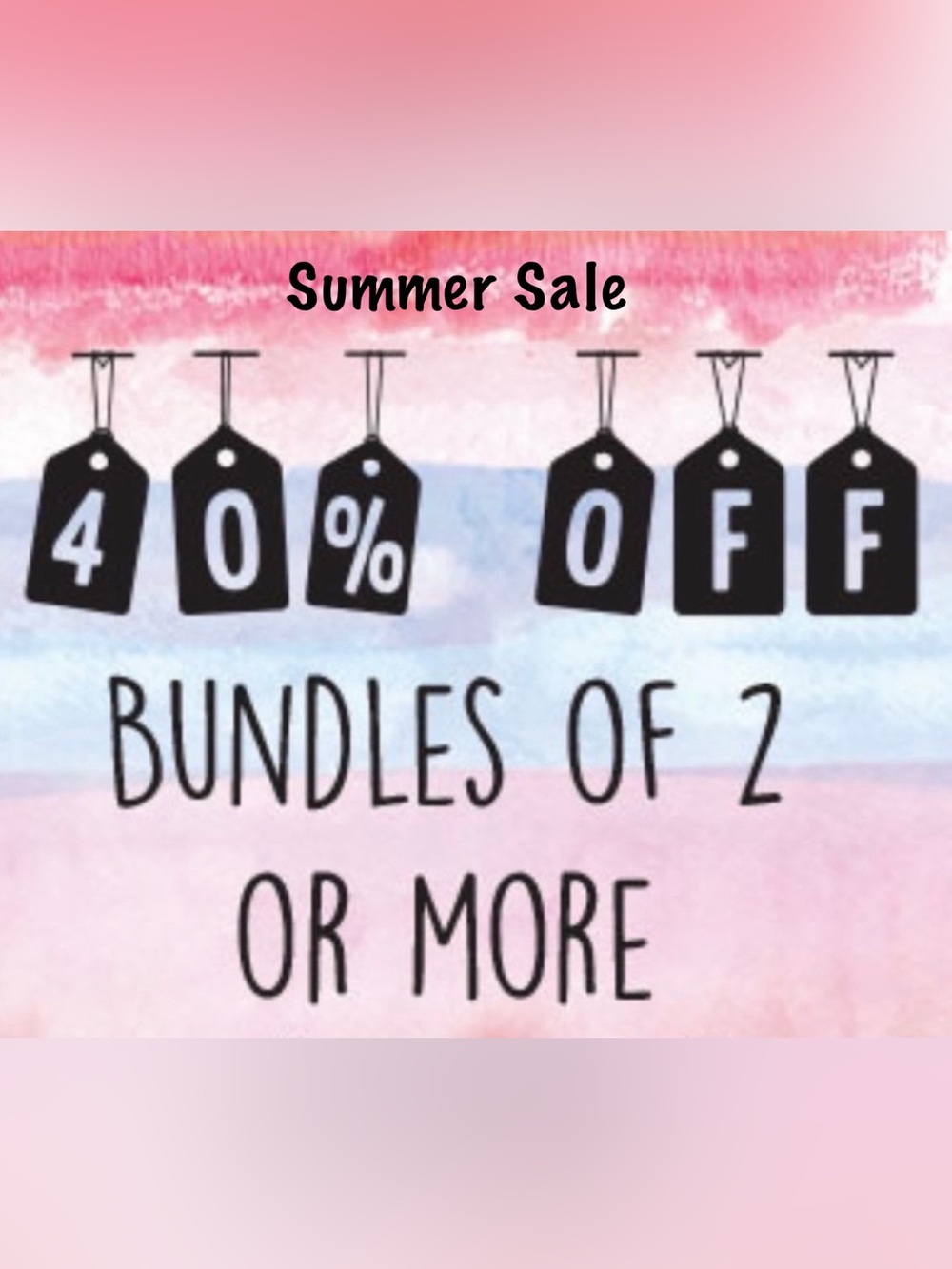 40% off when you bundle 2 or more Listings (excluding yellow‑flower listings)